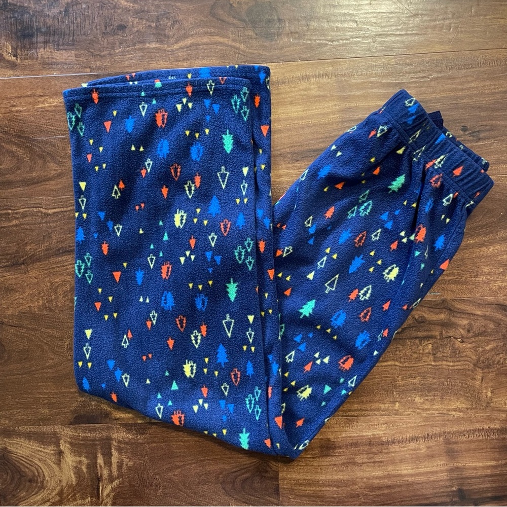 Eddie Bauer Fleece Pine Tree Print Pajama Bottoms